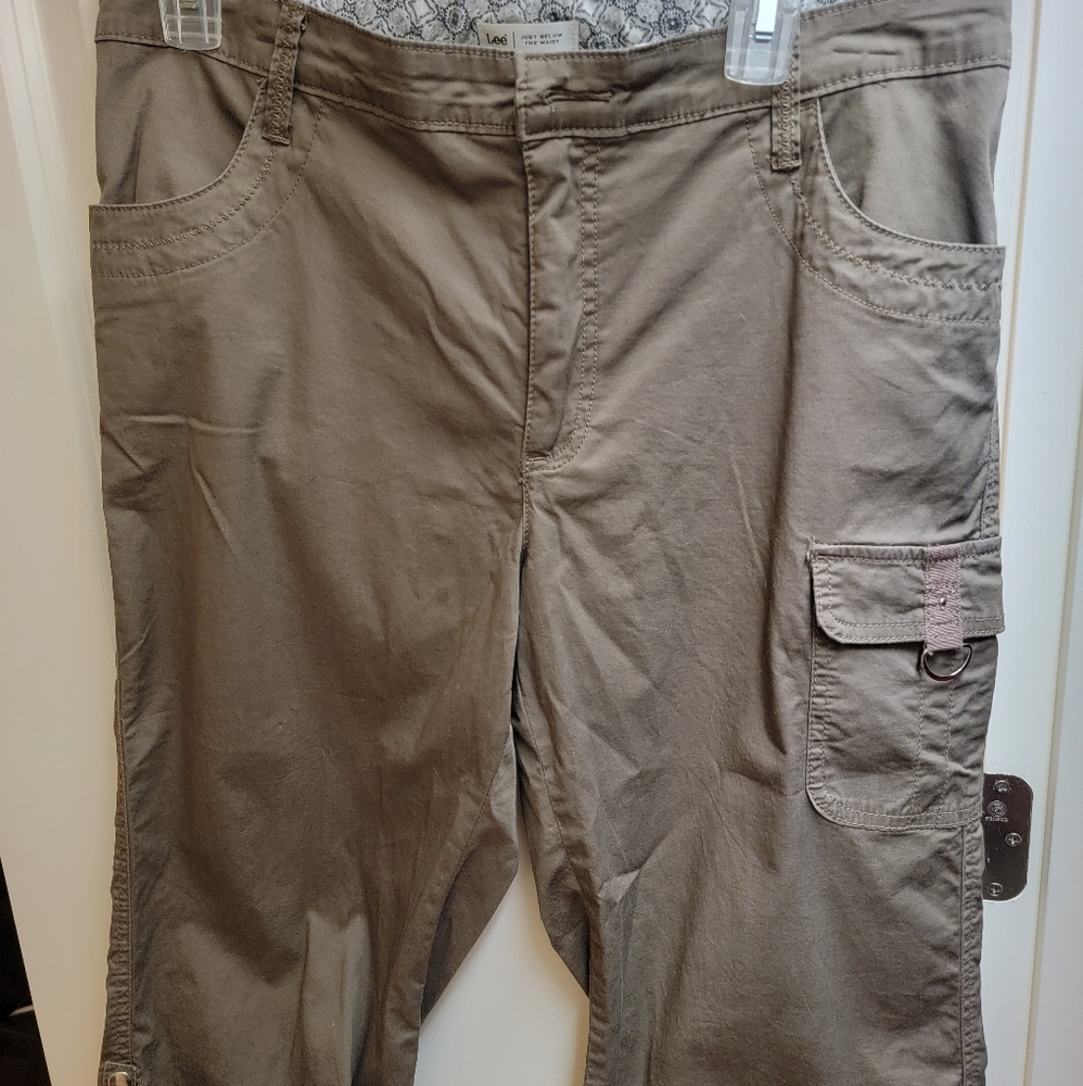 Lee just below the waist, 12, Medium, Olive Green